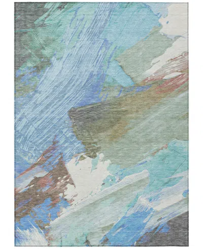 Addison Chantille Machine Washable Acn1516 2'6"x3'10" Area Rug In Gray