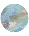 Addison Chantille Machine Washable Acn1516 8'x8' Round Area Rug