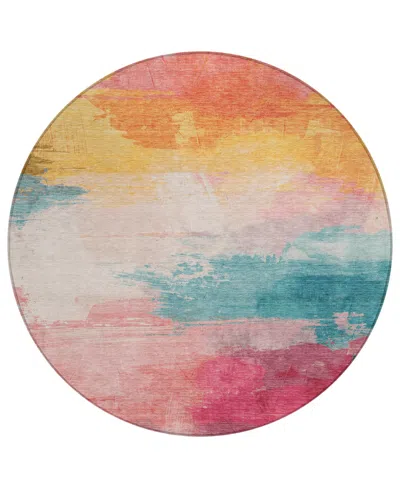 Addison Chantille Machine Washable Acn1520 8'x8' Round Area Rug