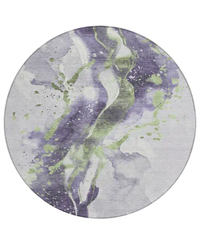 Addison Chantille Machine Washable Acn1526 8'x8' Round Area Rug