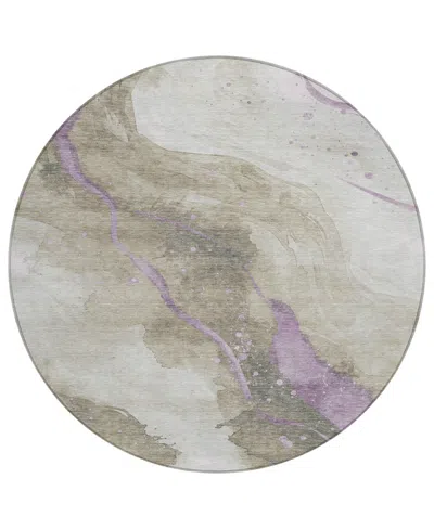 Addison Chantille Machine Washable Acn1534 8'x8' Round Area Rug
