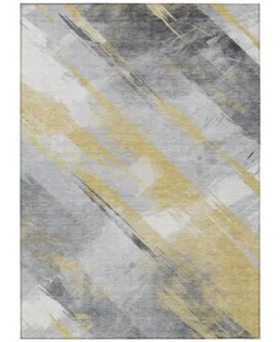 Addison Chantille Machine Washable Acn1536 Area Rug Collection In Gold