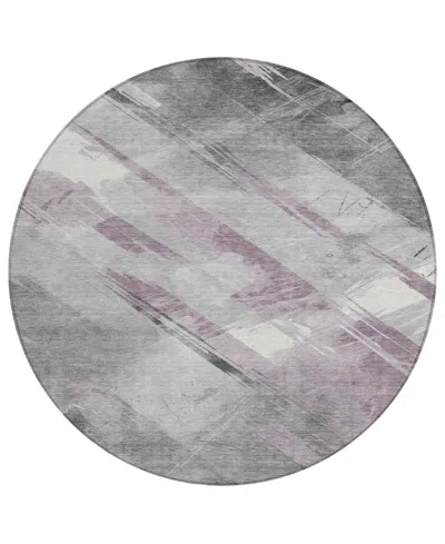 Addison Chantille Machine Washable Acn1538 8'x8' Round Area Rug