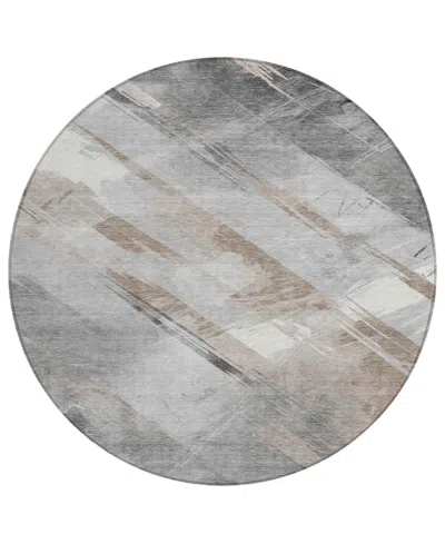 Addison Chantille Machine Washable Acn1541 8'x8' Round Area Rug