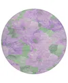 Addison Chantille Machine Washable Acn1543 8'x8' Round Area Rug