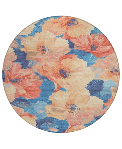 Addison Chantille Machine Washable Acn1544 8'x8' Round Area Rug