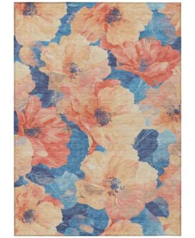 Addison Chantille Machine Washable Acn1544 Area Rug Collection In Orange