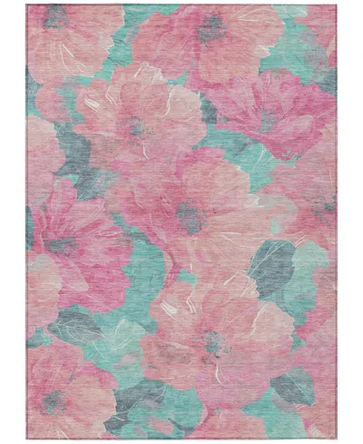 Addison Chantille Machine Washable Acn1545 2'6"x3'10" Area Rug In Pink