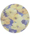 Addison Chantille Machine Washable Acn1548 8'x8' Round Area Rug