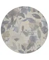 Addison Chantille Machine Washable Acn1549 8'x8' Round Area Rug