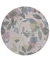 Addison Chantille Machine Washable Acn1550 8'x8' Round Area Rug