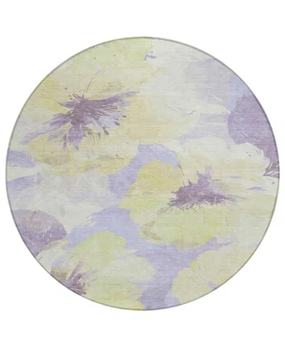 Addison Chantille Machine Washable Acn1560 8'x8' Round Area Rug