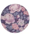 Addison Chantille Machine Washable Acn1564 8'x8' Round Area Rug