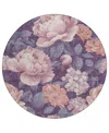 Addison Chantille Machine Washable Acn1567 8'x8' Round Area Rug