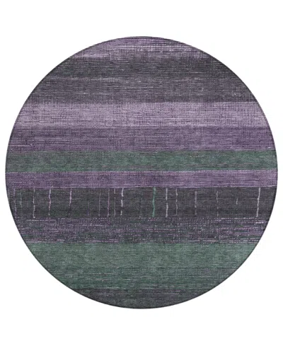 Addison Chantille Machine Washable Acn1571 8'x8' Round Area Rug