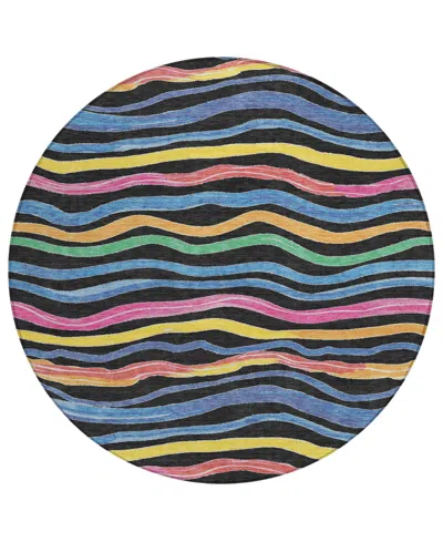 Addison Chantille Machine Washable Acn1581 8'x8' Round Area Rug