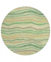 Addison Chantille Machine Washable Acn1582 8'x8' Round Area Rug