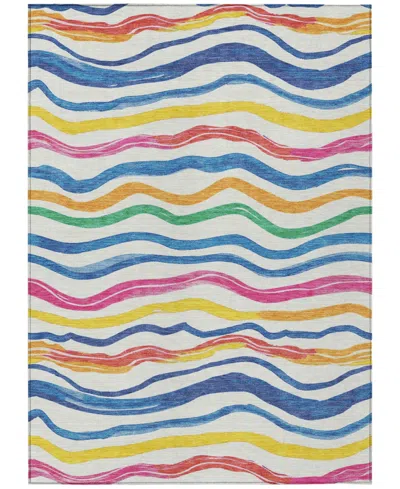Addison Chantille Machine Washable Acn1583 8'x10' Area Rug In White