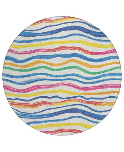 Addison Chantille Machine Washable Acn1583 8'x8' Round Area Rug