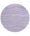 Addison Chantille Machine Washable Acn1584 8'x8' Round Area Rug