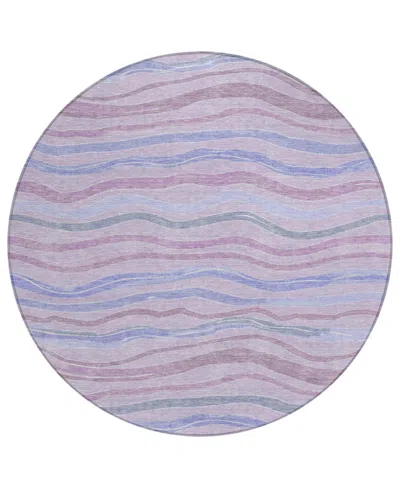 Addison Chantille Machine Washable Acn1584 8'x8' Round Area Rug