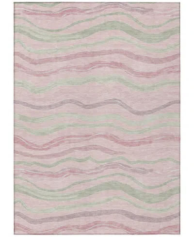 Addison Chantille Machine Washable Acn1586 10'x14' Area Rug In Pink