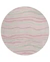 Addison Chantille Machine Washable Acn1586 8'x8' Round Area Rug