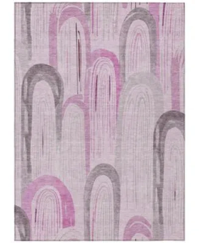 Addison Chantille Machine Washable Acn1592 Area Rug Collection In Pink