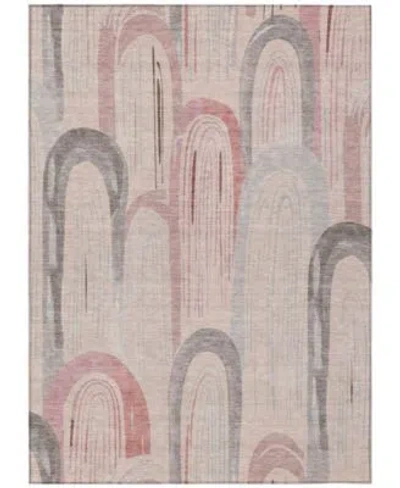 Addison Chantille Machine Washable Acn1595 Area Rug Collection In Pink