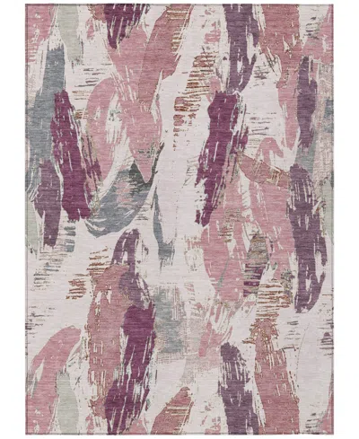 Addison Chantille Machine Washable Acn1597 10'x14' Area Rug In Pink