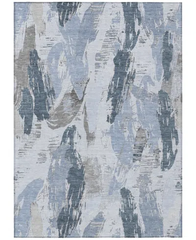 Addison Chantille Machine Washable Acn1600 9'x12' Area Rug In Gray