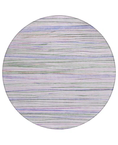 Addison Chantille Machine Washable Acn1605 8'x8' Round Area Rug