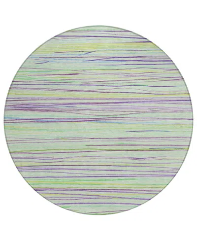 Addison Chantille Machine Washable Acn1606 8'x8' Round Area Rug