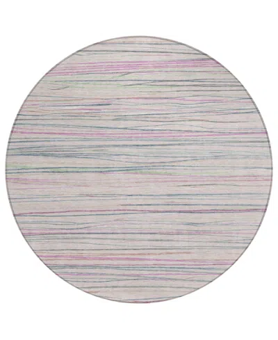 Addison Chantille Machine Washable Acn1607 8'x8' Round Area Rug
