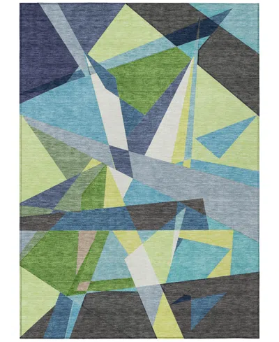 Addison Chantille Machine Washable Acn1609 5'x7'6" Area Rug In Blue