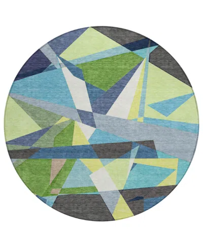 Addison Chantille Machine Washable Acn1609 8'x8' Round Area Rug