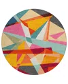 Addison Chantille Machine Washable Acn1611 8'x8' Round Area Rug