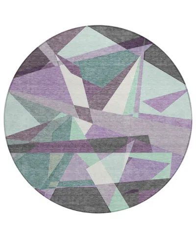 Addison Chantille Machine Washable Acn1612 8'x8' Round Area Rug