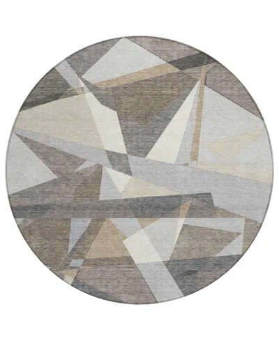 Addison Chantille Machine Washable Acn1613 8'x8' Round Area Rug