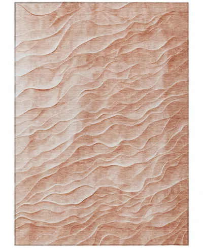 Addison Chantille Machine Washable Acn1615 10'x14' Area Rug In Orange