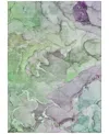 Addison Chantille Machine Washable Acn500 2'6x3'10 Area Rug In Green
