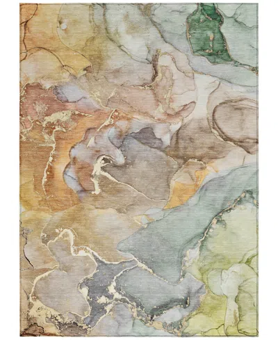 Addison Chantille Machine Washable Acn500 8'x10' Area Rug In Beige