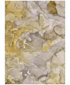 Addison Chantille Machine Washable Acn500 8'x10' Area Rug In Taupe