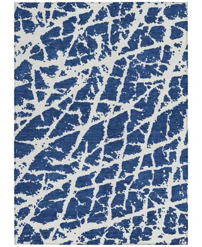 Addison Chantille Machine Washable Acn501 3'x5' Area Rug In Navy