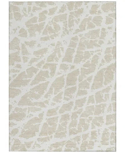 Addison Chantille Machine Washable Acn501 5'x7'6 Area Rug In Beige