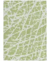 Addison Chantille Machine Washable Acn501 8'x10' Area Rug In Lime