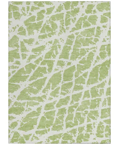 Addison Chantille Machine Washable Acn501 8'x10' Area Rug In Green