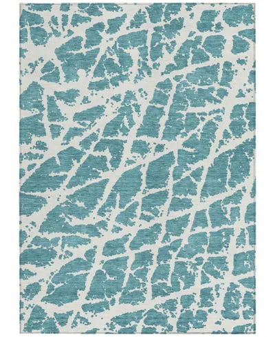 Addison Chantille Machine Washable Acn501 9'x12' Area Rug In Ocean