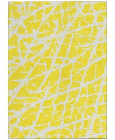 Addison Chantille Machine Washable Acn501 Area Rug Collection In Yellow