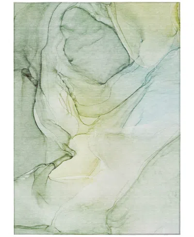 Addison Chantille Machine Washable Acn502 2'6x3'10 Area Rug In Green